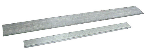 Aluminum Strike-Off Bar, 12" L x 1" W x 3/16" thick