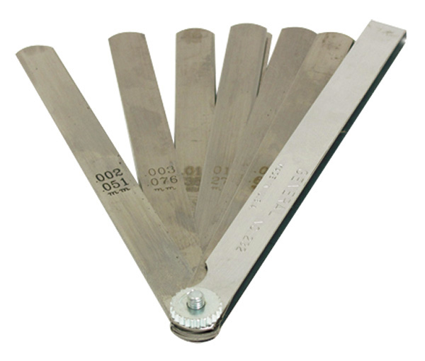 Feeler Gauge Set, .002 to .025